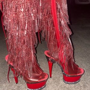 Pleasers dance boots